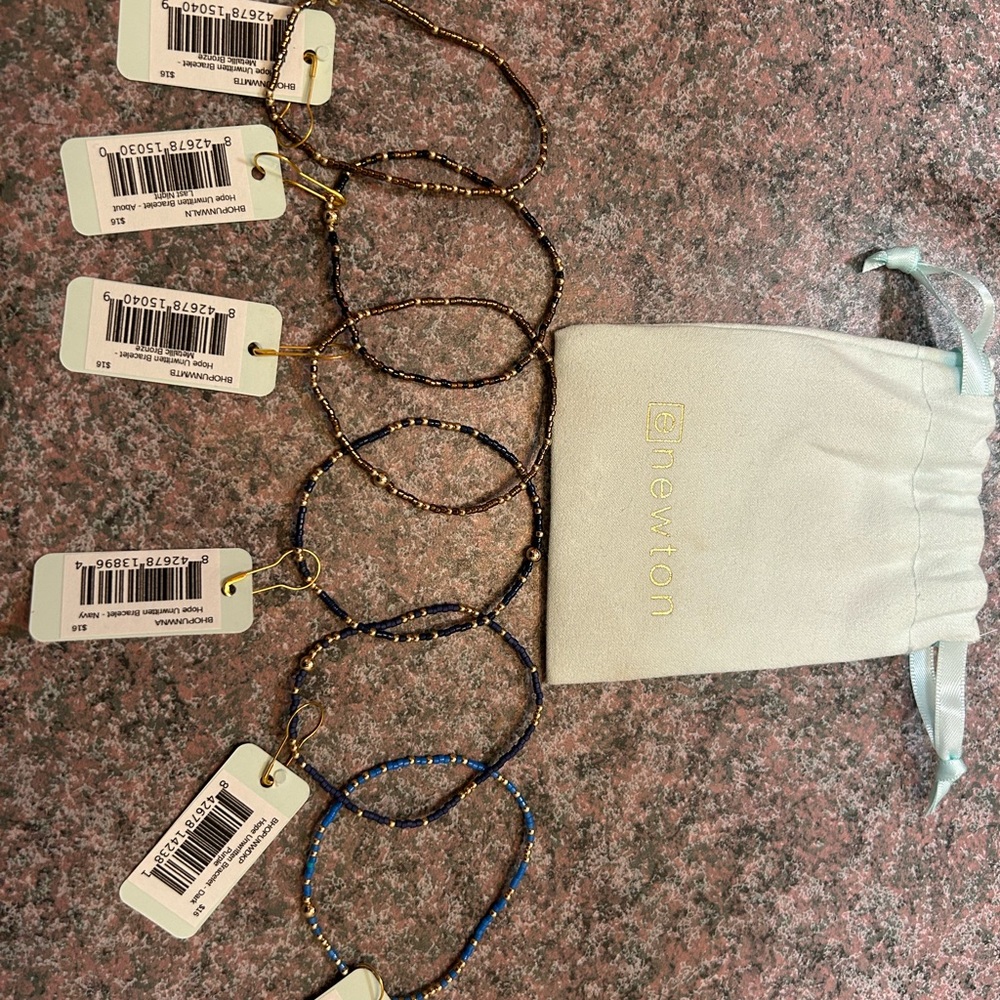 6 enewton Hope Unwritten bracelets. New w Tags.
